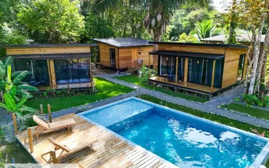 New Turnkey Rental Cabins with Pool, Big Creek, Bocas del Toro