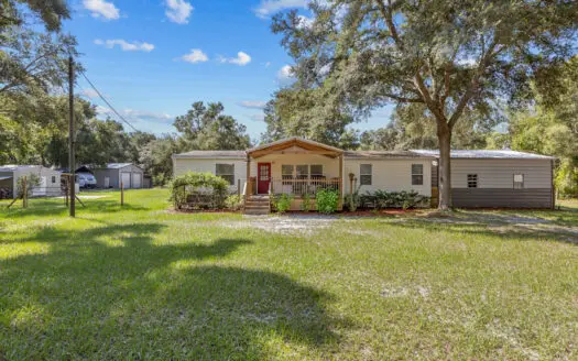 Triple Wide Mobile Home On 17.41 Acres Near The Suwannee River