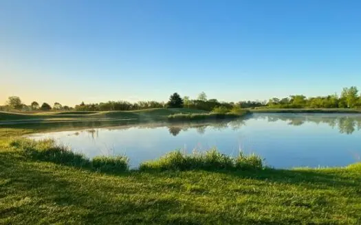 Country Home with Pond