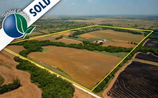 Mcpherson County, Kansas Country Home Hunting Land for Sale