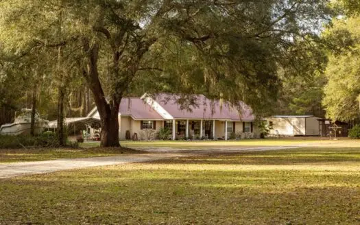 3/2 Home Outside Of Live Oak on 12.55 Acres for Sale