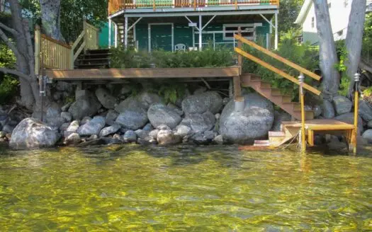 Lakefront Home on Cold Stream Pond for Sale