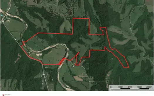 Home for Sale with 409 Acres in Southern Missouri.