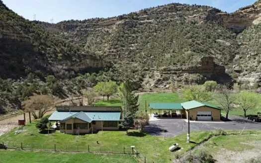 Creekside Home, Shop, Acreage, Borders Public Land in Co
