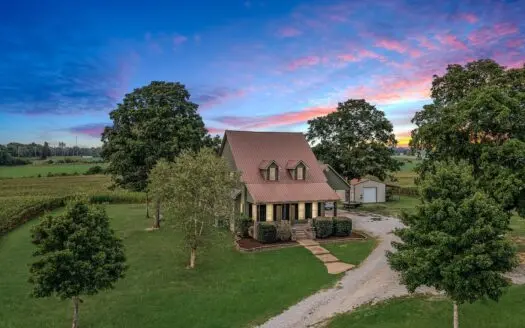 Custom Farmhouse on 1.95 Acres W/ Workshop in West Tennessee