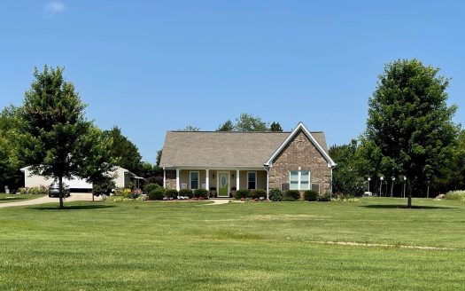 Brick House with Pond & Shop for Sale in Tn