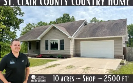 St. Clair County Missouri County Home and Land for Sale