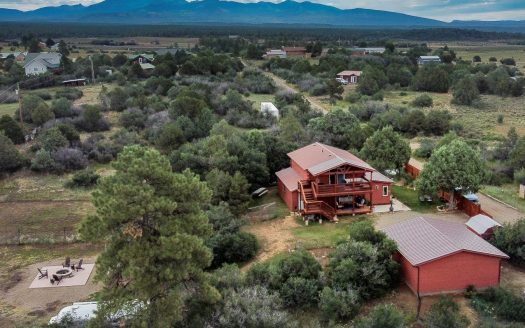 Log Cabin with a Lake View Near Mancos, Co