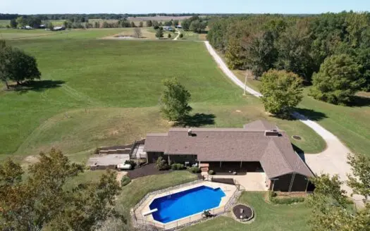 Country Home with Acreage and Inground Pool For Sale in TN