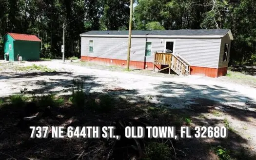 Brand new Live Oak mobile home on 3 secluded acres in Old Town