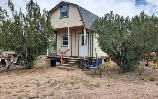READY TO FINISH- Gorgeous 8+ acre Northern Arizona off grid cabin