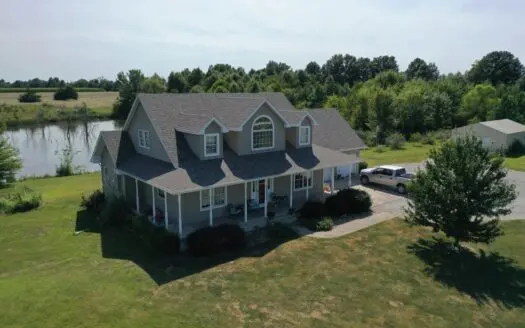 Country Home and 30 Acres For Sale in Kirksville, Missouri.