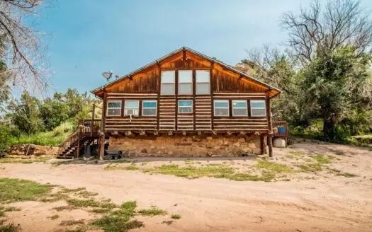 Colorado Log Home On 60 Acres With Shop Bordering Blm For 2900′