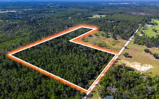 32.83 Acres Wooded Property for Sale in Suwannee County, Florida