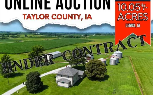 UNDER CONTRACT! Tract 3 Taylor County Iowa i-Auction