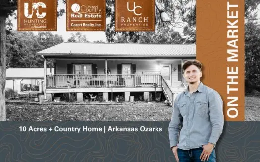 Country Home and 10 Acres for sale in the Arkansas Ozarks