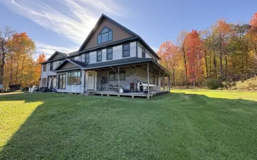 5 bdrm home, partially completed on 12.3 acres w/ mountain views.