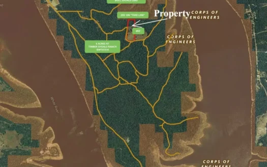 7.3 Secluded Acres Bordering Corps on Bull Shoals Lake