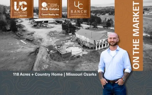 118 Acres + Spacious Home in the Missouri Ozarks