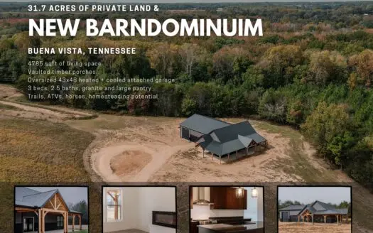 Newly Constructed Barndominium for Sale in Carroll County, TN