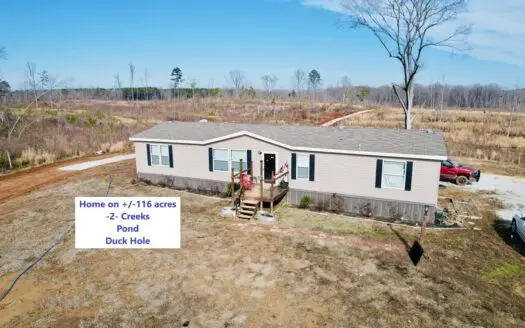 Country Home on Big Acreage in Marietta, Prentiss Co., MS