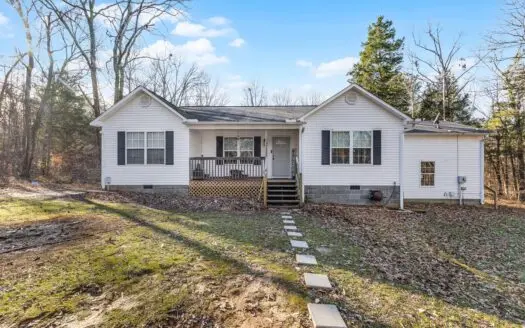 Tennessee Country Home for Sale – Secluded Setting w/ Bonus Room