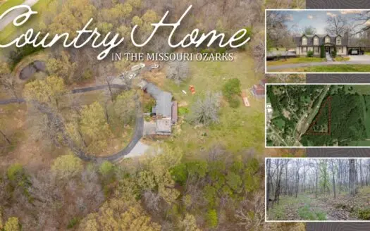 Home for sale in the Southern Missouri Ozarks