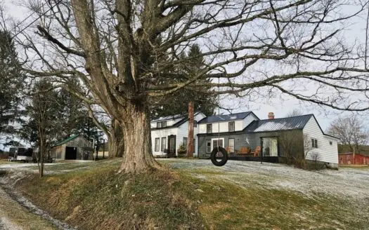 Farmhouse on Acreage For Sale at Online Auction in Upstate NY