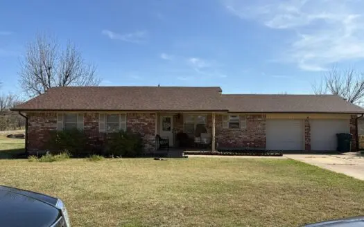 For Sale in Perry, Ok. Remodeled Brick home in quiet neighborhood