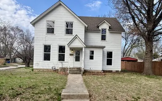 4 Bedroom, 1.5 Bath Home  with Detached Garage on Corner Lot