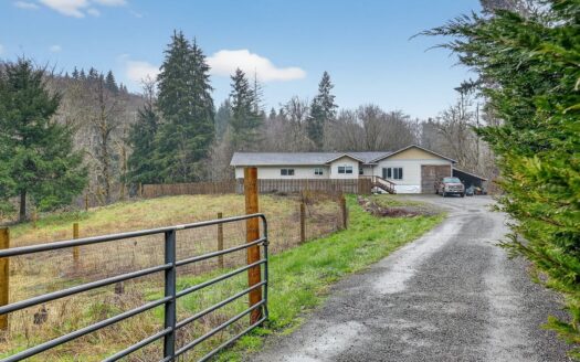 11+ Private Acres with Creek, Shop & Timber