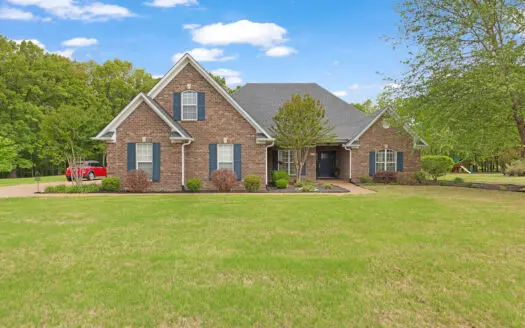 Brick Country Home for Sale on 2 Acres in Milan, TN