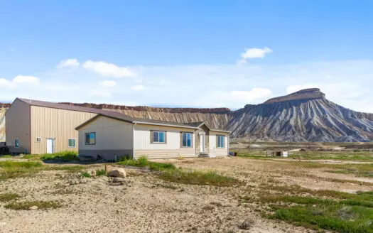 Colorado Home on Acreage with Commercial Shop, next to BLM