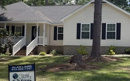 3 Bed, 2 Bath Statesboro, GA Home for Sale