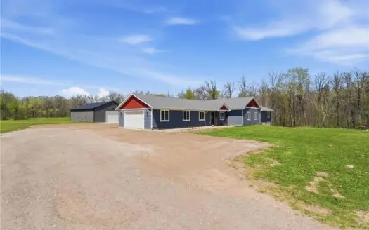 Country Home For Sale on 10 Acres in Milaca, MN