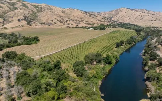 Winters, California Waterfront Acreage with 2 Homes for Sale
