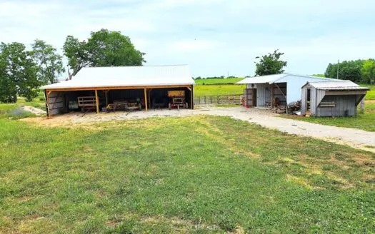 1920 sq ft Newly Built House, Barns, on 26 fenced-ac Farm, Pond