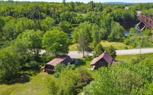 Home in the Country with River Frontage – Mattawamkeag, Maine