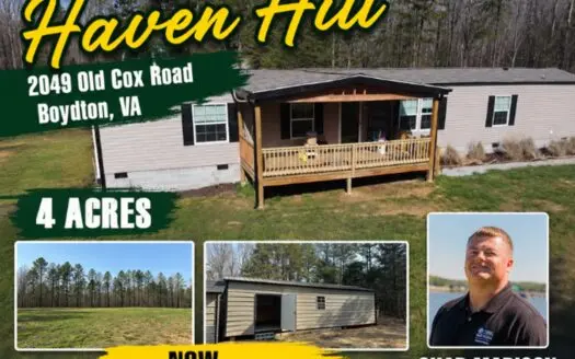 Haven Hill Retreat: 4 Acres, Privacy, Shop & Garage
