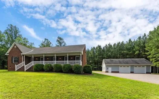 Private 49-Acre Retreat with Updated Brick Home in Louisa, VA