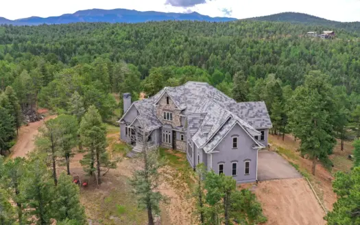 Luxury French Provincial Home on 35 Acres in Florissant, CO