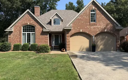 3-Bedroom Brick Home with 3.5 Baths, Garages & Basement
