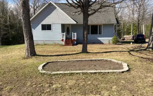 Spacious home in the country just west of De Tour Village,