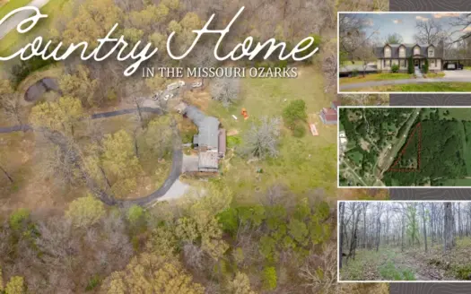 Home for sale in the Southern Missouri Ozarks