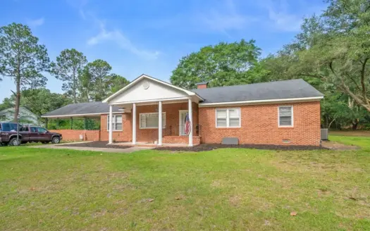 25-Acre Cheraw SC Brick Ranch Home with Workshop & Flex Space