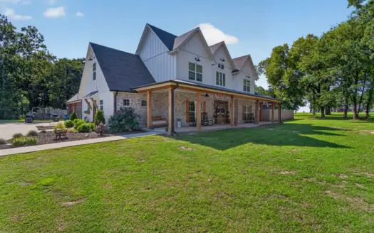 Pryor, Oklahoma Luxury Custom-Built  Farmhouse For Sale