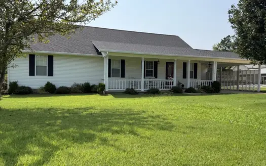 Home For Sale In Hardin Tn With 2 Ac Near Golfing & Fishing