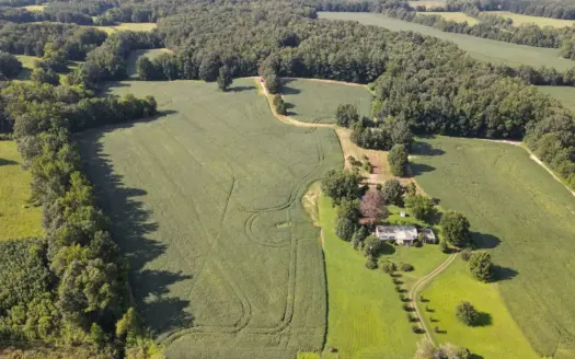 Country Estate For Sale In Tn, 56 Ac, Creek, Fields, Barn, Farm
