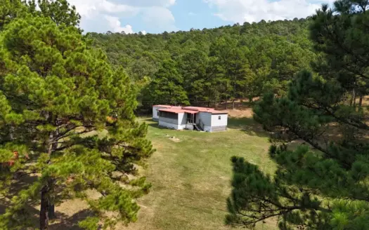 40 Acres with Home, Cabin, Pond & Timber in Southeastern OK