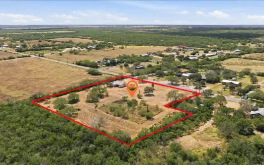 2.75 Acres in George West with City Water Connections & RV Hookup